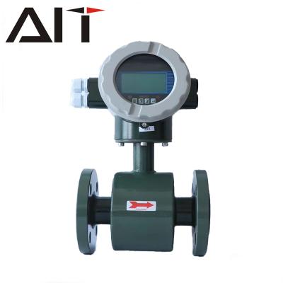 China Widely China Factory Water Flow Meter Magnetic Liquid Electromagnetic Type Digital Display Flow Meter for sale