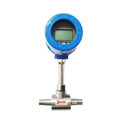 China 4~20mA Output Digital LCD Display LPG Gas Mass Flow Meter 1/2NPT Thermal Oxygen Gas Flowmeter RF3700 for sale