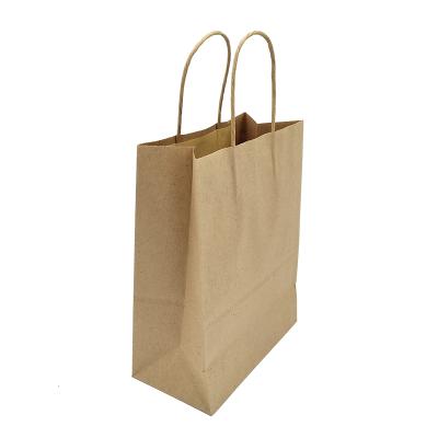 China Biodegradable high quality custom reusable take out paper bag for restaurant cafe bakery packaging shopping bags for sale