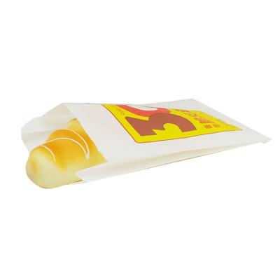 China Cheap Sale Food Grade Greese Biodegradable Hot Snack Proof Fried Chicken Paper Bag for sale