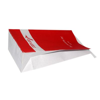 China Wholesale Recyclable Vomit Bag Air Sickness Disposable Paper Bag For Airplane With Logo Printing for sale