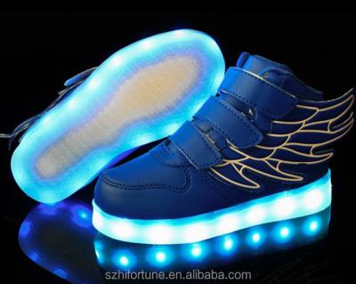 China Kids Lace Up Led Shoes , Shoes With Lights For Kids for sale