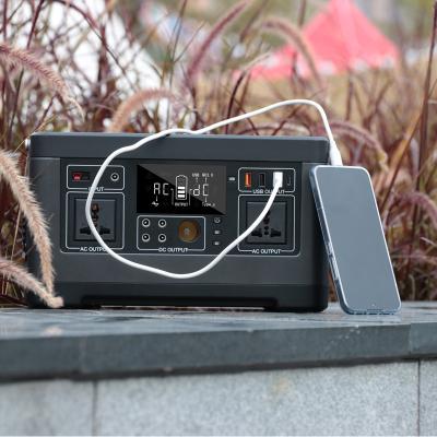 China Wireless Charging Lithium 500w 1000w Solar Charing Generator Energy Storage Portable Solar Camping Power Station for sale