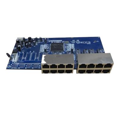 China Passive POE 14 45+ 78 Port Poe+ 2 Port Uplink16 10/100mbps Passive Poe Switch Module - OEM PCBA Module for sale