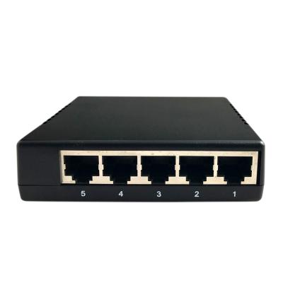 China LACP POWER Over Port Passive Ethernet 5 Injector 24v Poe Switch DC With RJ45 Connector 10/100mbps poe 12-24V for sale