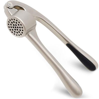 China Sustainable Premium Garlic Press With Soft Easy To Squeeze Ergonomic Handle Professional Garlic Mincer And Ginger Press for sale