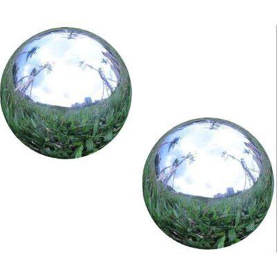 China High Quality Stainless Steel Sphere Decorations Mirror Stainless Steel Large Cavity Balustrade Ball Decoration Mirror Stainless Steel for sale