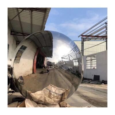 China Decorative Outdoor Decorations Stainless Steel Large Sphere Cavity Ball Steel Ball Globe Sculpture for sale