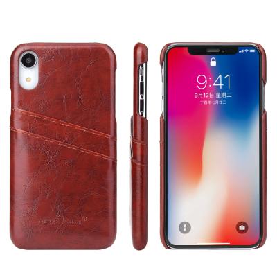 China Slim Phone Case Slim Wallet Back Cover Back Cover For iPhone XR 6.1 inch Case for sale