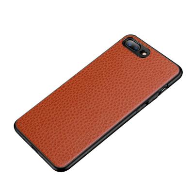 China Leather Back Case For iPhone 8 Plus Luxury Back Cover Cell Phone Ultra Thin Real Leather Case For iPhone 7/8 Plus for sale