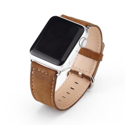 China Material Touch Hot Selling Smart Watch Band For Apple Watch Leather Band for sale