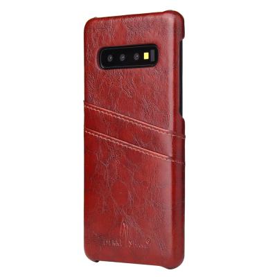 China Business Style Top Selling Premium Quality Leather Phone Case For Samsung S10 Case for sale