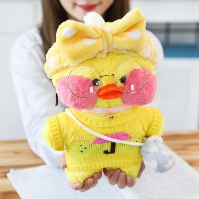 China Hot Selling Cute Gift PP Cotton Hyaluronic Acid Duck Stuffed Pillow Duck Doll Toy Girls Birthday Gifts Stuffed Animal for sale