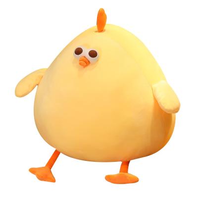 China High Quality New Design Yellow Chicken Stuffed Plush Toy Kawaii Soft Stuffed Animals Chicken Sleep Pillows For Gifts For Kids for sale