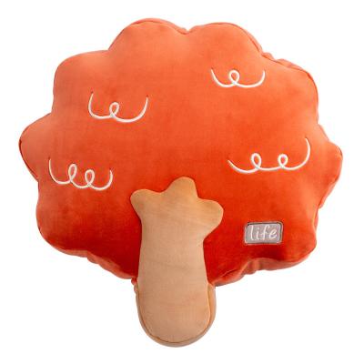 China 2022 New High Quality Cute Gift Cute Plush Pillow Home Decoration Cartoon Plush Tree Pillow Colorful Tree Pillow for sale