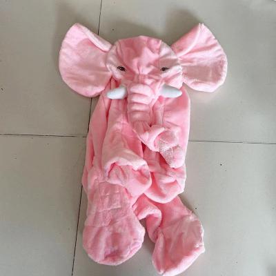 China Lovely gift giant elephant skin plush toy unstuffed soft plush elephant baby sleep pillow kids skinAnimal toys 30/40/60 cm spot wholesale for sale