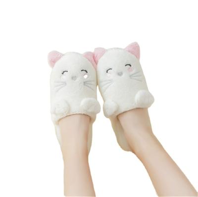 China Hot Pink Cat Slippers Stuffed Animal Sale Slippers For Family Kids Love Cute Household Decoration for sale