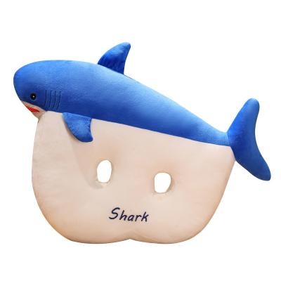 China Cute Gift 60cm Hot Selling High Quality Stuffed Plush Shark Toys For Teenager Shark Stuffed Pillow for sale