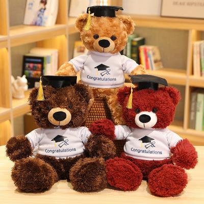 China Class of 2022 Animal Custom 5 Style Graduation Bear 45cm Graduation Teddy Bear Graduation Bear Plush Toy Gift Plush Toy for sale