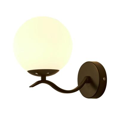 China Modern Geometric Wrought Iron Stairwell Background Wall Aisle Decoration LED Wall Light for sale