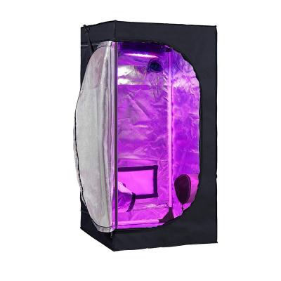 China Easily Assembled Led Waterproof Mini Weed High Quality Stealth Grow Box Indoor Seed Grow Tent Complete Kit Hydrophonic Plant Grow Tent for sale