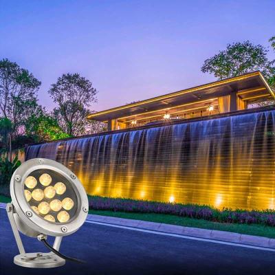 China Wholesale Stainless Steel 100 Material Multifunctional Waterproof Swimming Pool Lamp Ip68 Swimming Led Underwater Pool Lights for sale