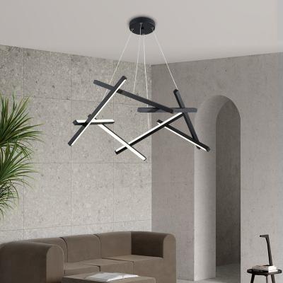 China Nordic Industrial Style Chandelier LED Chandelier Living Room Acrylic Creative Chandelier for sale