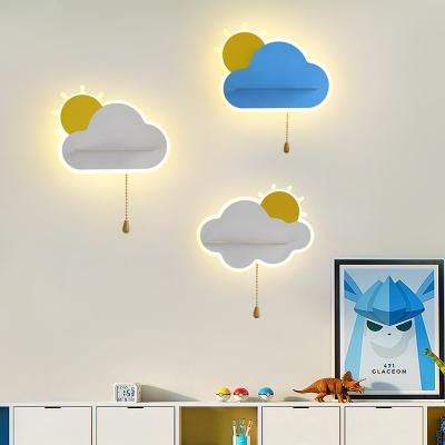 China Modern New Design Cloud Shaped Wall Light LED Stripes Lamp Decorative Wall Lamp For Living Roon for sale