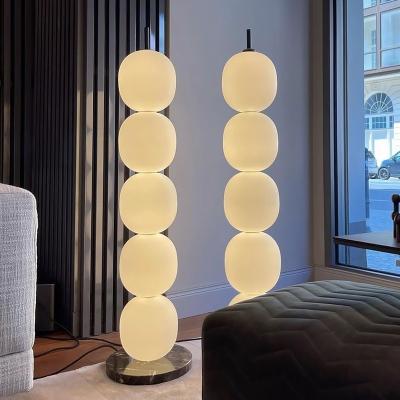 China Nordic Creative Squash Light Living Room Study Personality Luxury Homestay Bedroom Led Designer Floor Lamp for sale