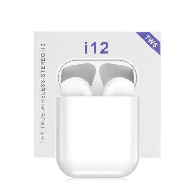 China Cheapest factory promotion i12 lowest latency sport wireless earbuds wireless earbuds for sale