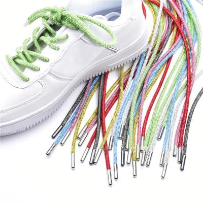 China Around 4mm High Quality Goods Using Various Special Hot Selling Bling Diamond Round Shoelaces shoelaces for sale