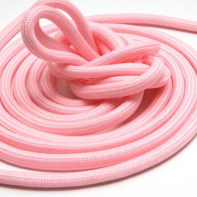 China Round Manufacturers 5mm Running Round Coconut Laces Luminous Rope Cap Laces Luminous Round Fluorescent Pants Rope Laces for sale