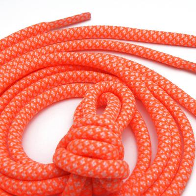 China Around 5mm Factory Stock Round Coconut Glow Pant Fluorescent Rope Laces Luminous Laces Glow In The Dark for sale