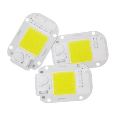 China Spotlights/grow light/foold light Driverless cob led normal white or DIY color 20W 30W 50W cob led street light module AC DOB led, led DOB chip, led flood light cob for sale