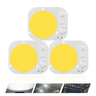 China LED Light AC 220V High Power LED Chip Cool White Outdoor Flood Lamp 50W Smart IC Downlight Spot Light COB Module 50W for sale