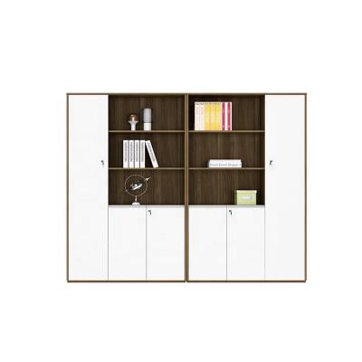 China (Other) Office Furniture Storage Sliding Door Book Shelves Bookcase Cabinet Wooden Adjustable Filing Cabinet for sale