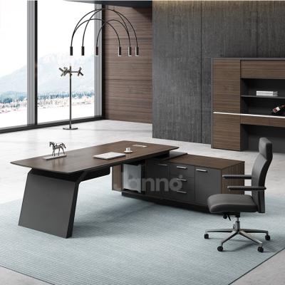 China Convertible Luxury Wood Modular Office Furniture Import Modern Table Chair Executive Desk for sale