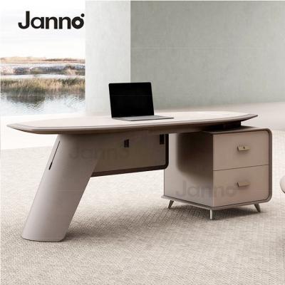 China Adjustable Modern Executive Table Modern Metal Chair Director's Office Wooden Desk With Drawers Home Office Desks for sale