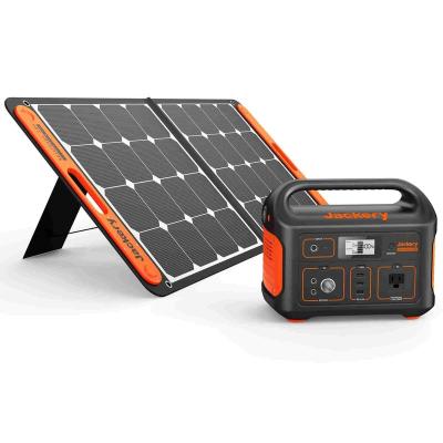 China 500W 1000W Fast Charging Support Jackery Portable Power Station (Jackery 500 + SolarSaga 100W) for sale