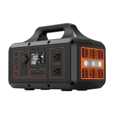 China LiFePO4 110V 500w 1000W Lithium Battery Remote Control Portable Power Station for sale