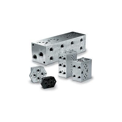 China Aluminum Hydraulic Manifold Valve Block Customized Oil 120mm for sale