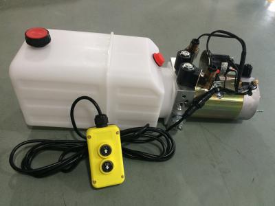 China De Aanhangwagen Micro- van de hoge Prestatiesstortplaats Hydraulische Machtspakken met Plastic de Olietank van 8L Te koop