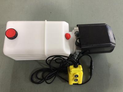 China DC 12V Motor Horizontal Single Acting  Mini Hydraulic Power Packs for Dump Trailer for sale