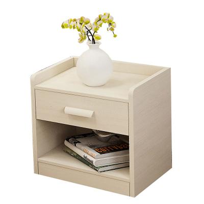 China Storage Function Bedroom Furniture Bedside Table Solid Wood White Color Nightstand With Drawers Chest Bedstand Cabinet For Sale for sale