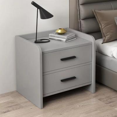 China Contemporary Storage Function Melamine Night Stands Free Shipping Bedroom Storage End Table Bedside Cabinet Bedstand for sale