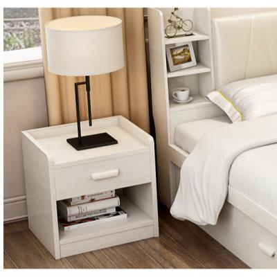 China Storage Function Nordic Wooden Style One Drawer Bedside Cabinet Bedroom Nightstand Storage Bedstand Factory Sales for sale