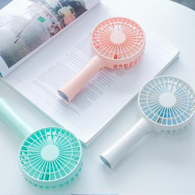 China Portable Air Conditioner Small Room Desk Fans With Mini Handheld Bottom Portable Fan USB Li Battery Rechargeable Fans for sale