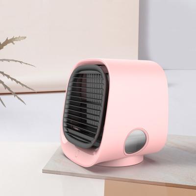 China Air Conditioner Air Cooler Remote Control Desk Fan Timer/Fan For Personal Space Cooling Fan Mini Summer Small Misting Cooler for sale