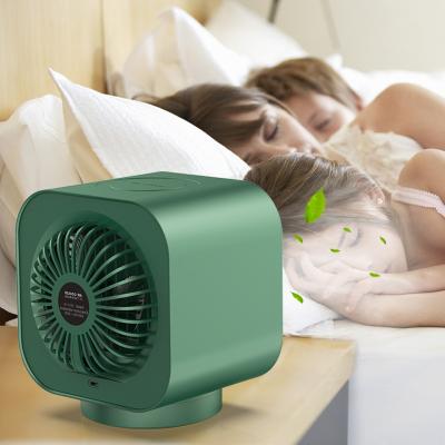 China Mini Air Coolers Strong Wind USB Portable Rechargeable Room Air Cooling Air Conditioner Fans Small Desktop Air Conditioner for sale