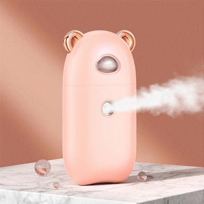 China Cute Mini Facial Mist Sprayer Face Wireless Nebulizer Nebulizer Steam Portable Hydration Machine Face Spray Mist Sprayer Moisturizer for sale